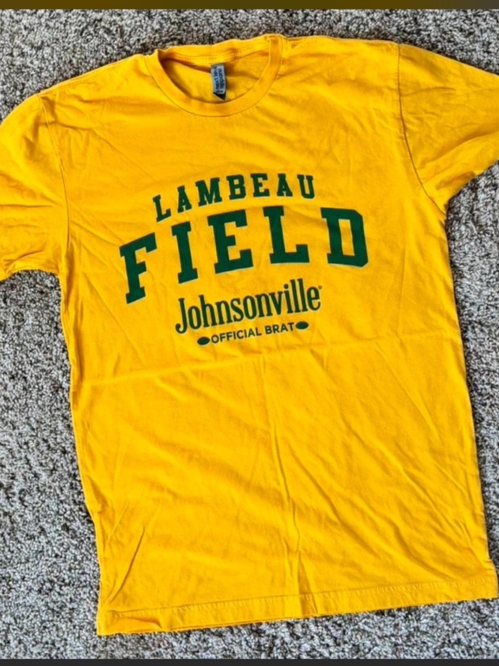 Lambeau Field Yellow Graphic Tee